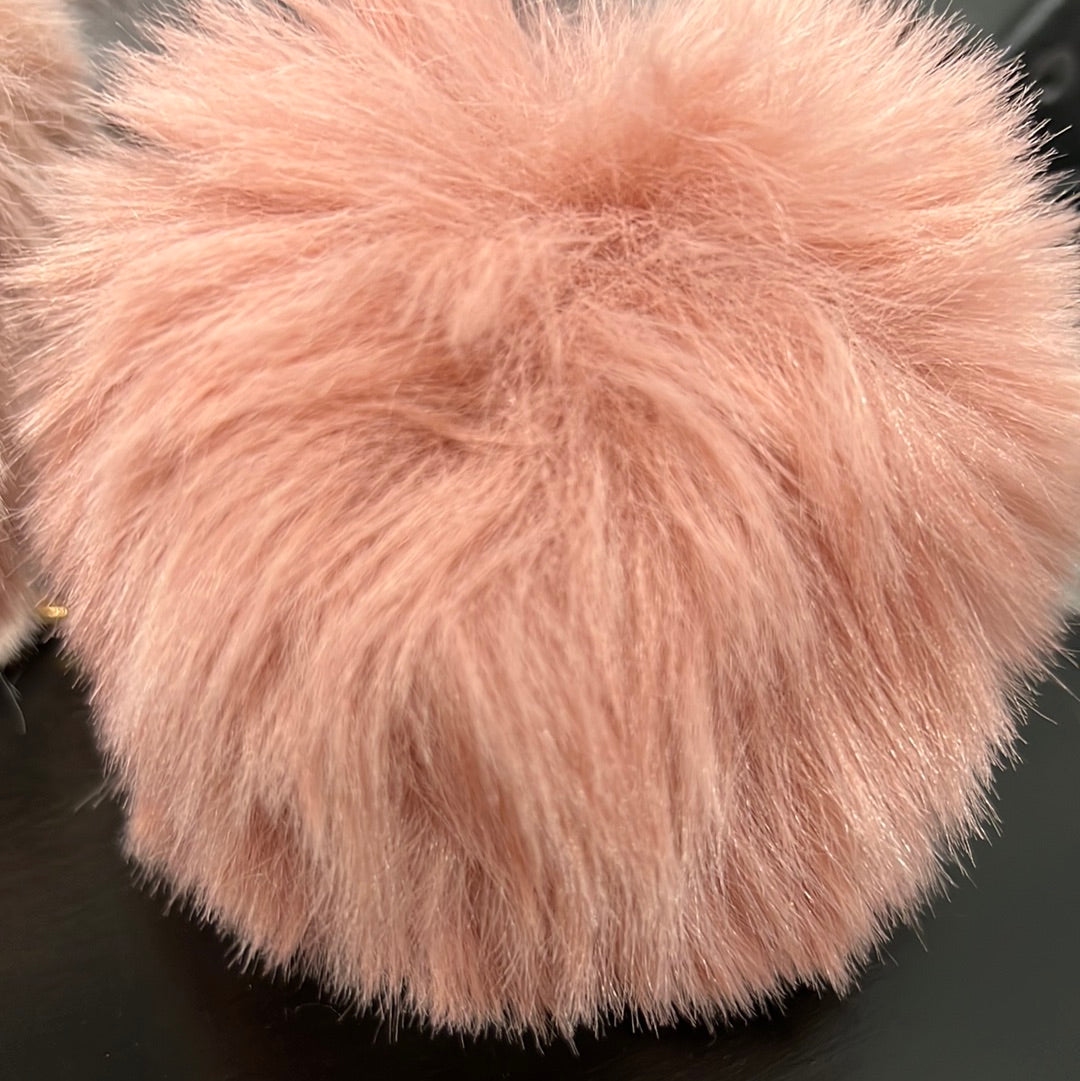 Fuzzy Ball Keychain / Purse Decor
