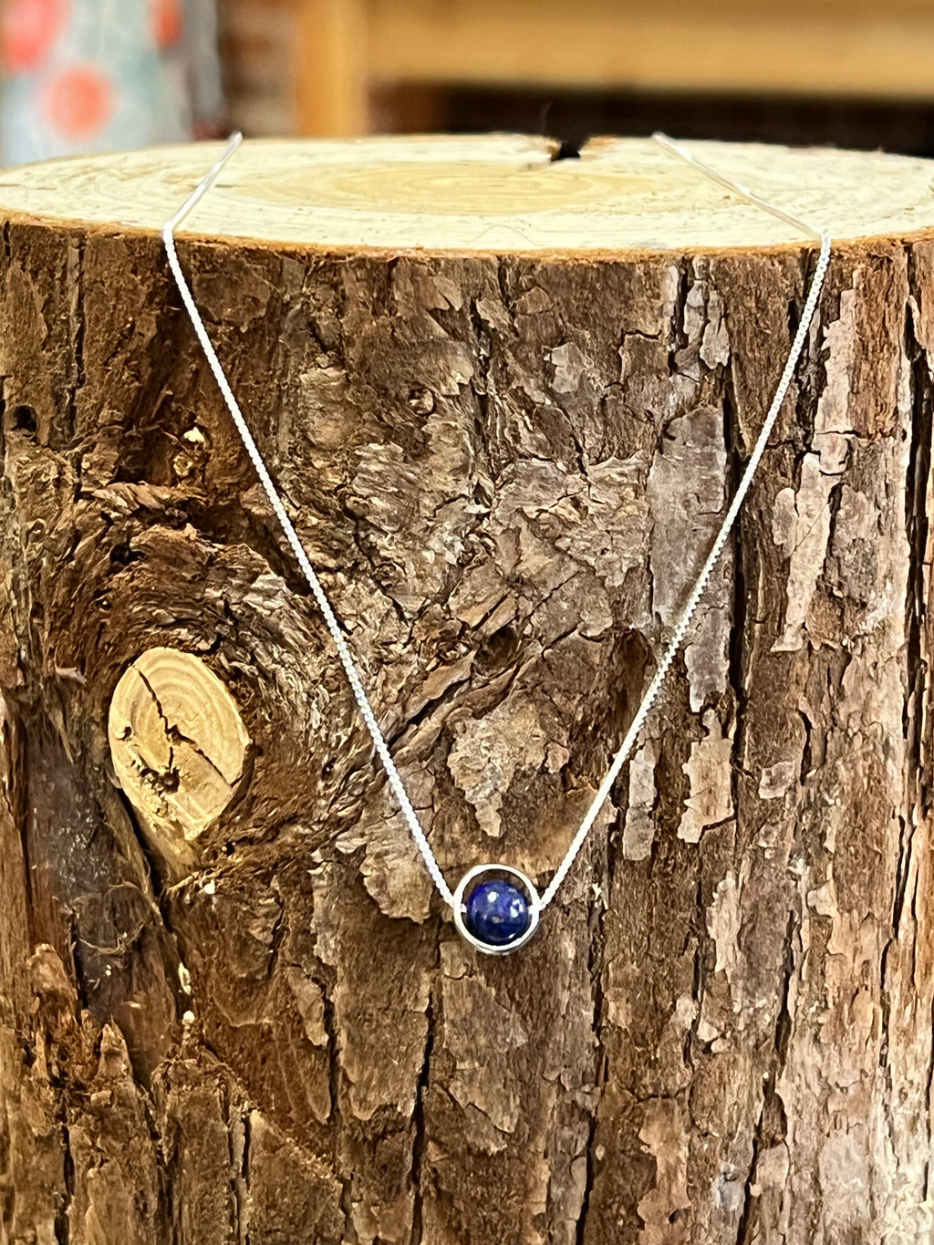 Lapis Sterling Silver Necklace