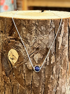 Lapis Sterling Silver Necklace