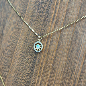 Spinning My Wheels Necklace