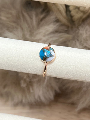 Oyster Turquoise Ring