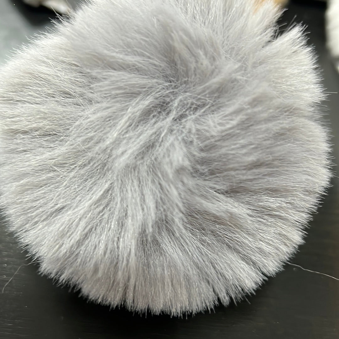 Fuzzy Ball Keychain / Purse Decor