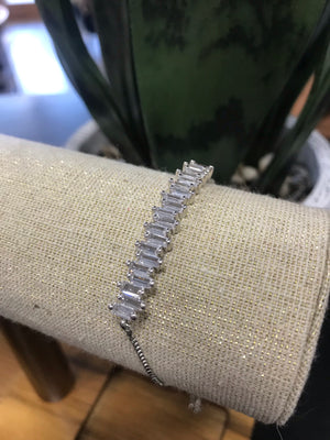 Silver Diamond Silver Bracelet