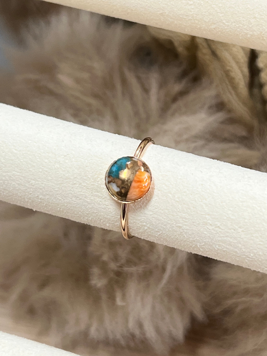 Oyster Turquoise Ring
