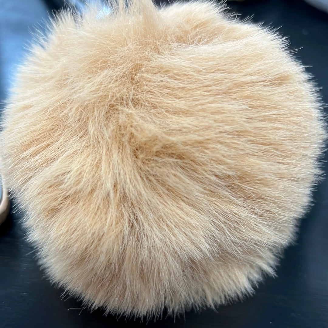Fuzzy Ball Keychain / Purse Decor