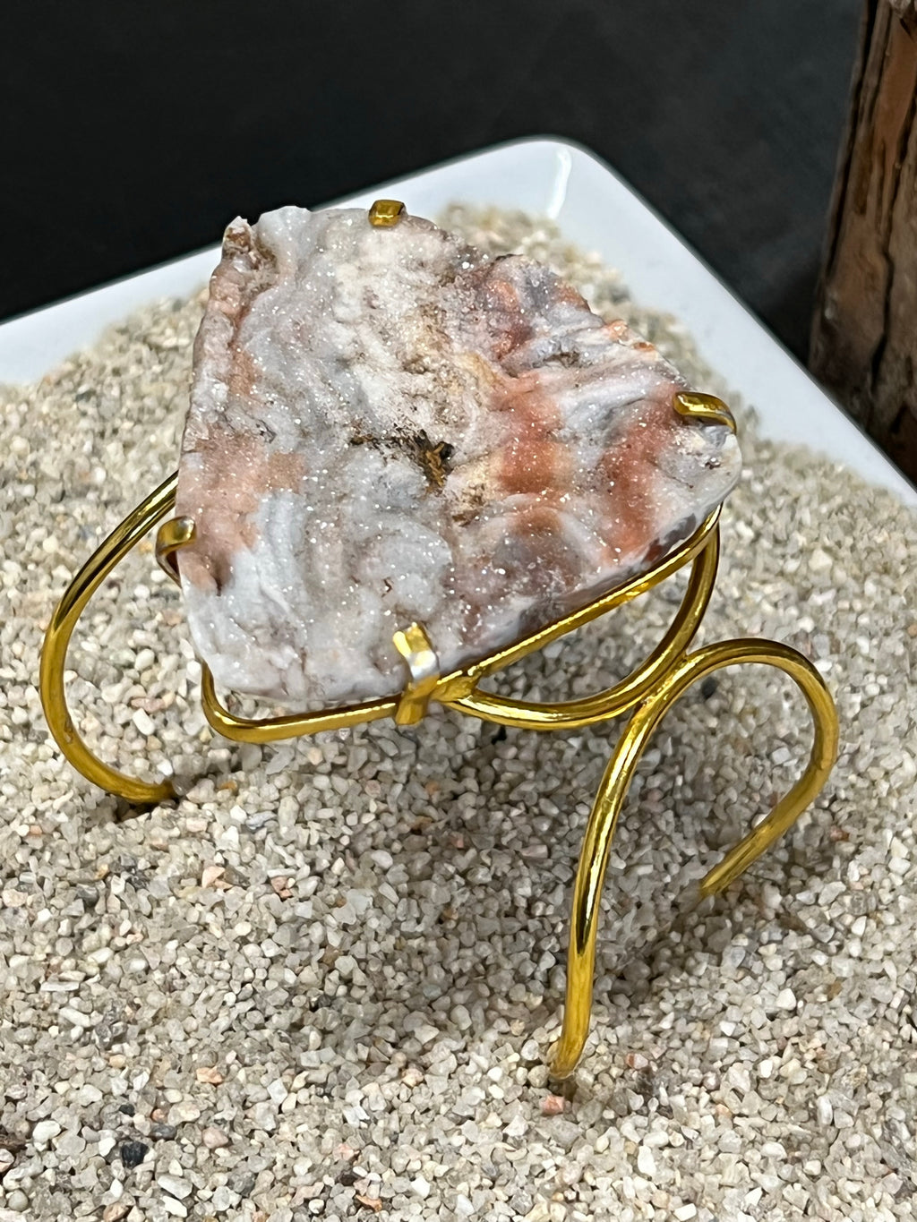 Natural Druzy Bracelet