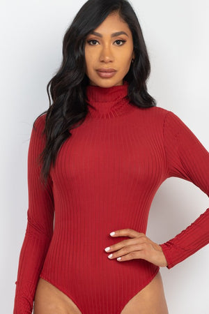 Lady In Red Bodysuit